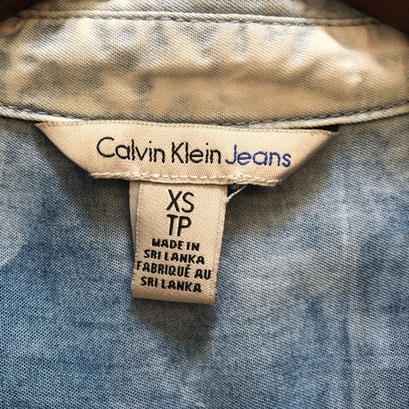 Calvin Klein Soft Ombré Denim Dress - Picture 4 of 4